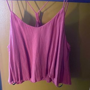 Forever 21 Pink Flowy Tank